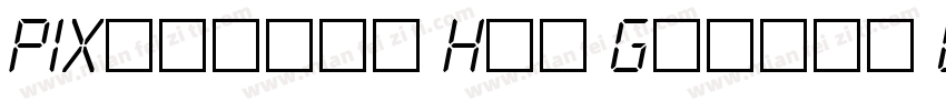 PIXymbols Hwy Gothic W00字体转换